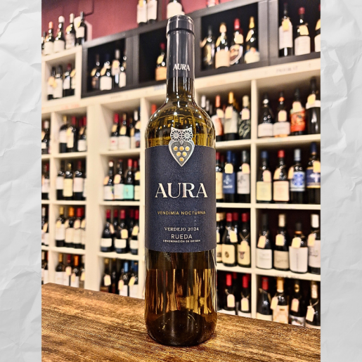 Aura Verdejo Vendimia Nocturna 2024 - Blanco Rueda | Verdejo 100% | Vendimia Nocturna