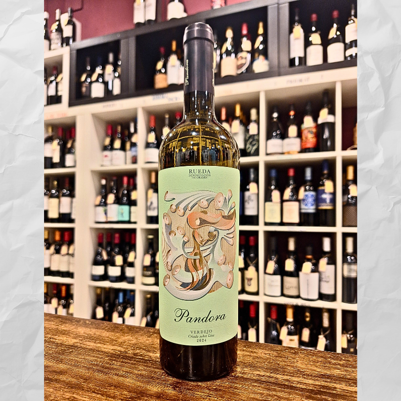 Pandora Verdejo Ecológico sobre Lías 2024 - Blanco Rueda | 90 Pts Peñín | Altitud 800m